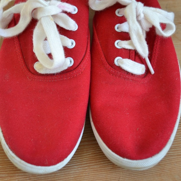 Keds Shoes Vintage Keds Red Canvas Tennis Shoe Sneaker 8 Poshmark